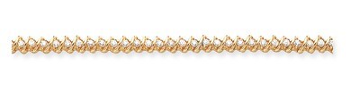 Diamond tennis bracelet 14k Gold X2003A, MPN: X2003A, 883957194530