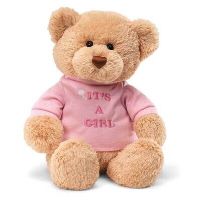 Gund Its A Girl T-Shirt Teddy Bear GM18811, MPN: GM18811, 28399154197