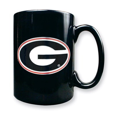 University of Georgia 15oz Black Ceramic Mug GC1744, MPN: GC1744, 89006614923