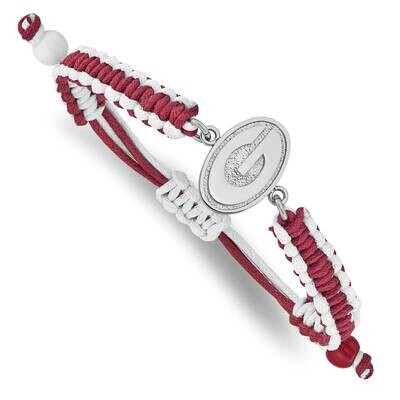 University of Georgia Color Bracelet Stainless Steel ST514UGA, MPN: ST514UGA, 634401017116