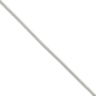 24 Inch 2.4mm Fancy Chain Sterling Silver QFC63-24, MPN: QFC63-24, 883957943848
