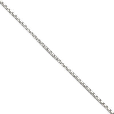 18 Inch 2.4mm Fancy Chain Sterling Silver QFC63-18, MPN: QFC63-18, 883957943824