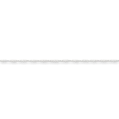 18 Inch .5mm Fancy Chain Sterling Silver QPE38-18, MPN: QPE38-18, 883957980799