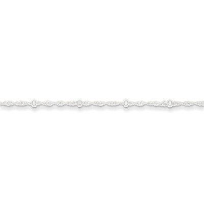 16 Inch 2.50mm Fancy Chain Sterling Silver QFC165-16, MPN: QFC165-16, 886774408408
