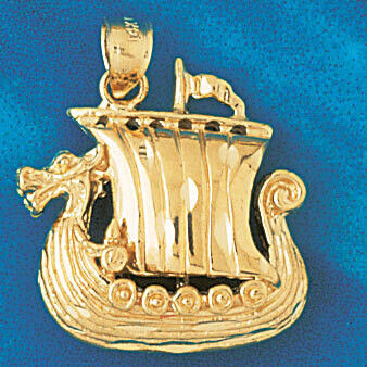 Dazzlers Jewelry Sailboat Pendant Necklace Charm Bracelet in Yellow, White or Rose Gold 1278, MPN: …
