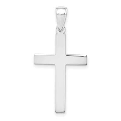 Cross Pendant 10k White Gold 10D3495W, MPN: 10D3495W,