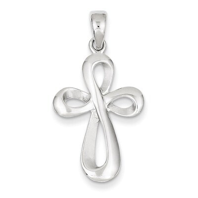 Cross Pendant 14k White Gold K3663, MPN: K3663, 637218119035
