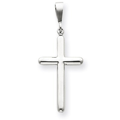 Cross Pendant 14k White Gold K362, MPN: K362, 883957247465