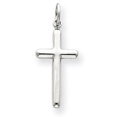 Cross Pendant 14k White Gold K361, MPN: K361, 883957247427