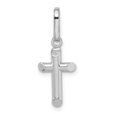 Hollow Cross Pendant 14k White Gold K6405, MPN: K6405, 886774091334