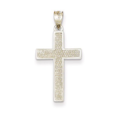 Cross Pendant 14k White Gold K4973, MPN: K4973, 883957457345