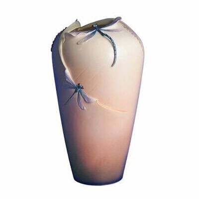 Franz Porcelain Dragonfly Mid Size Vase FZ00052, MPN: FZ00052,