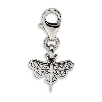 Dragonfly Click-on for Bead - Sterling Silver QRS561, MPN: QRS561, 883957724720