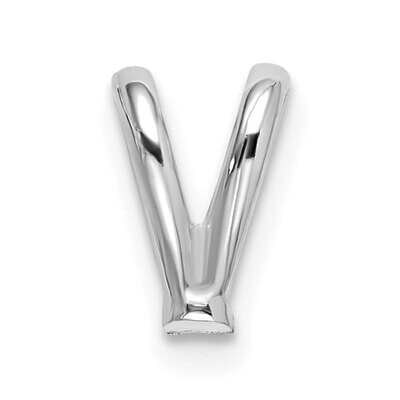 Rabbit Ear Style Bail 14k White Gold WG1559, MPN: WG1559,