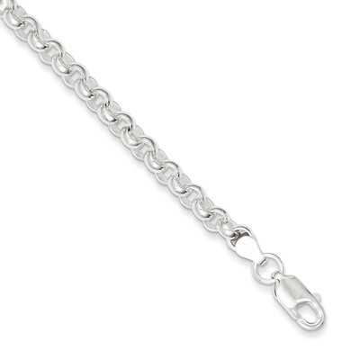 24 Inch 5mm Rolo Chain Sterling Silver QFC6-24, MPN: QFC6-24, 883957943794