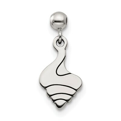 Shell Charm Sterling Silver Dangle QMM150, MPN: QMM150,