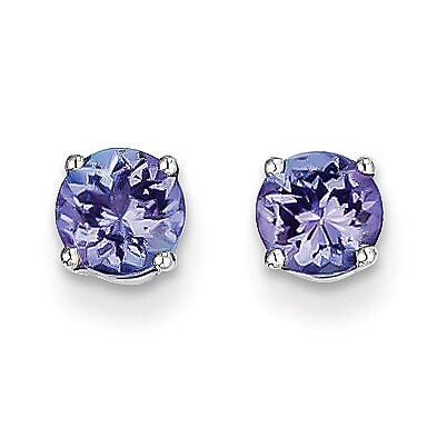 Tanzanite Earrings 14k White Gold XE72WT-B, MPN: XE72WT-B, 883957340562