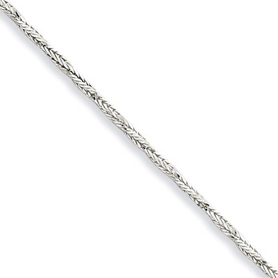 9 Inch Anklet Sterling Silver Polished QG2758-9, MPN: QG2758-9, 886774988115