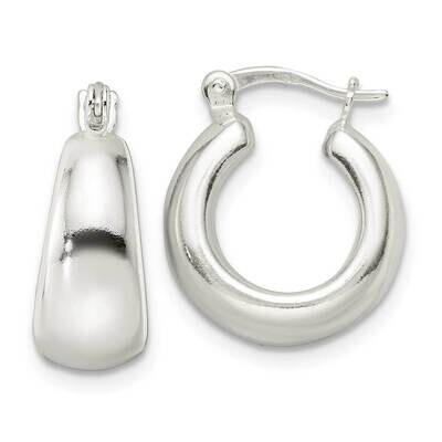 Hoop Earrings Sterling Silver Polished QE15936, MPN: QE15936, 196904151365