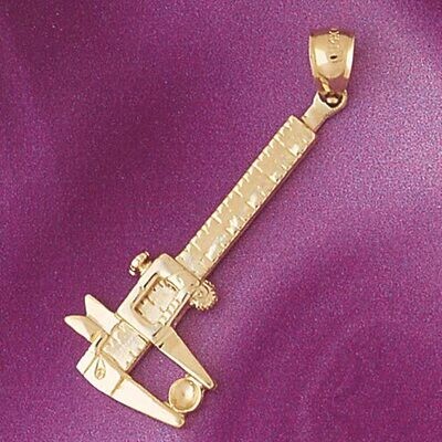 Dazzlers Jewelry Ruler Pendant Necklace Charm Bracelet in Yellow, White or Rose Gold 6402, MPN: DZ-…