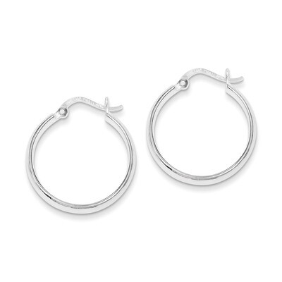 Hoop Earrings Sterling Silver QE3686, MPN: QE3686, 883957927657