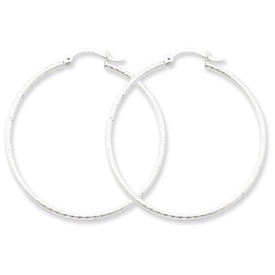 Hoop Earrings Sterling Silver QE4637, MPN: QE4637, 883957932484