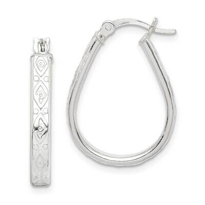 Hoop Earrings Sterling Silver QE14547, MPN: QE14547, 886774003658