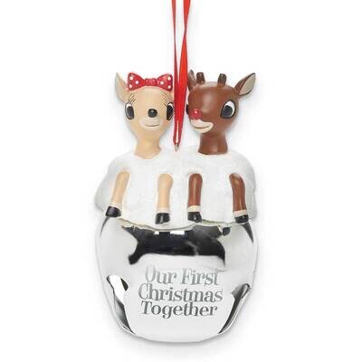 Resin Rudolph and Clarice Jingle Bell Ornament GM23541, MPN: GM23541, 89945679670