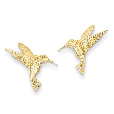 Hummingbird Post Earrings 14k Gold TC743, MPN: TC743, 191101787188