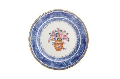 Mottahedeh Mandarin Bouquet Bread &amp; Butter W2102, MPN: W2102,