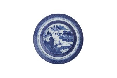 Mottahedeh Blue Canton Bread and Butter Plate HC103, MPN: HC103,