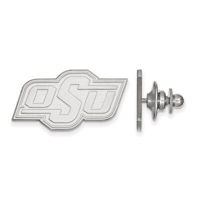 Oklahoma State University Lapel Pin 14k White Gold 4W010OKS, MPN: 4W010OKS, 886774837949