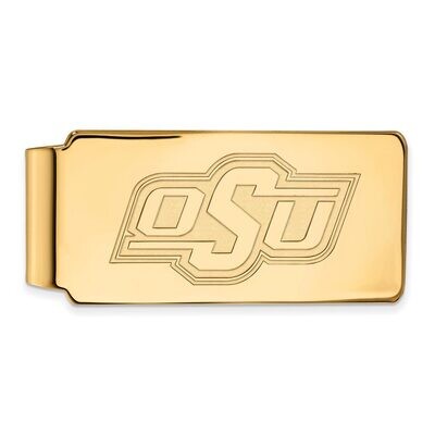 Oklahoma State University Money Clip Gold-plated Silver GP024OKS, MPN: GP024OKS, 886774928128