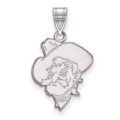 Oklahoma State University Large Pendant 10k White Gold 1W063OKS, MPN: 1W063OKS, 886774791791