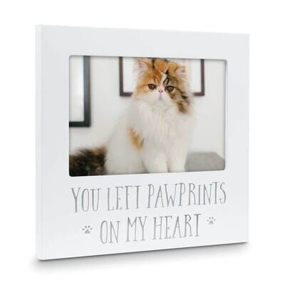 You Left Pawprints on My Heart Pet Remembrance Photo Frame GM20968, MPN: GM20968, 698904830269