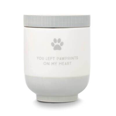 You Left Pawprints on My Heart Grey Ceramic Pet Memory Jar GM20977, MPN: GM20977, 698904890089