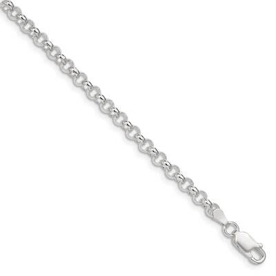 4mm Rolo Chain 7 Inch Sterling Silver QFC5-7, MPN: QFC5-7,