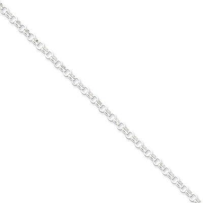 20 Inch 4.0mm Rolo Chain Sterling Silver QFC75-20, MPN: QFC75-20, 883957944104