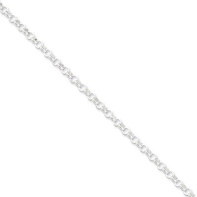 18 Inch 4.0mm Rolo Chain Sterling Silver QFC75-18, MPN: QFC75-18, 883957944098