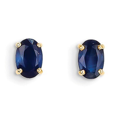 Sapphire Earrings - September 14k Gold XBE21, MPN: XBE21, 883957335797