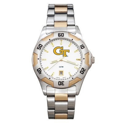 Georgia Tech University All-Pro Men&#39;s Two-Tone Watch GT153