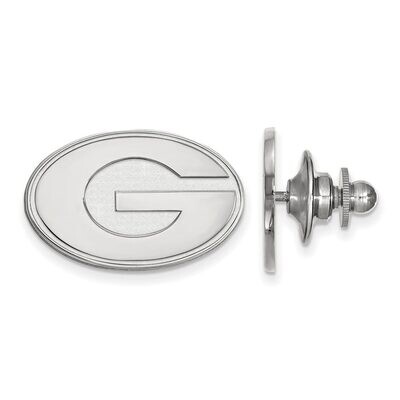 University of Georgia Lapel Pin 14k White Gold 4W011UGA, MPN: 4W011UGA, 886774838861