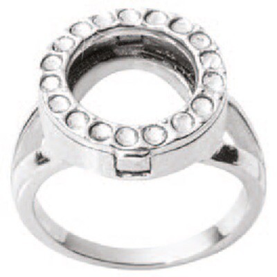Nikki Lissoni Interchangeable Ring with Swarovski Stones Silver-Plated Size 11 R1004S11, MPN: R1004…