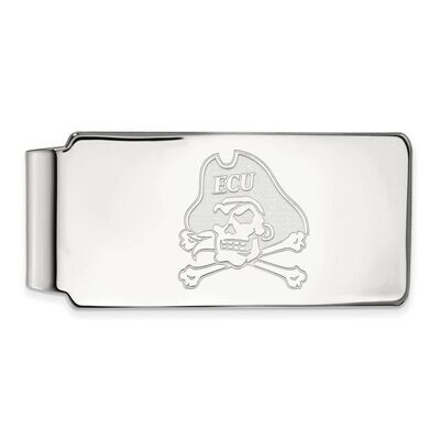 East Carolina University Money Clip 10k White Gold 1W021ECU, MPN: 1W021ECU, 886774782706