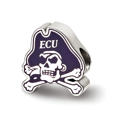 East Carolina University Primary Enameled Bead Sterling Silver SS500ECU, MPN: SS500ECU, 810680029587