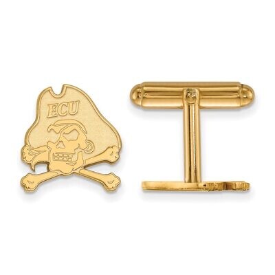 East Carolina University Cufflinkss Gold-plated Silver GP060ECU, MPN: GP060ECU, 886774950662
