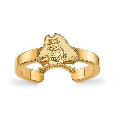 East Carolina University Toe Ring Gold-plated Silver GP025ECU, MPN: GP025ECU, 886774928623