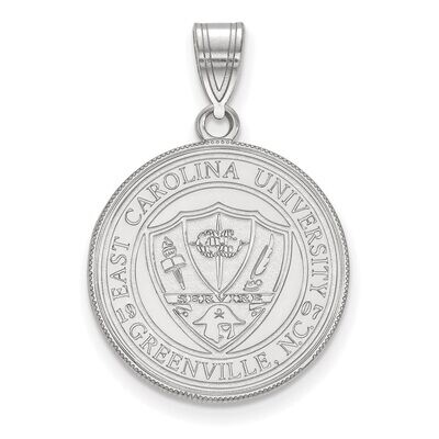 East Carolina University Large Crest Sterling Silver SS054ECU, MPN: SS054ECU, 886774681863