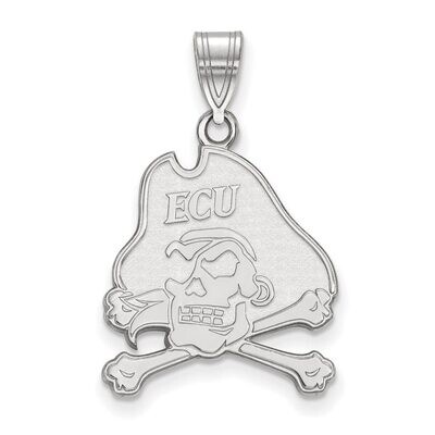 East Carolina University Large Pendant Sterling Silver SS004ECU, MPN: SS004ECU, 886774681832