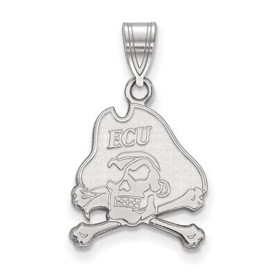 East Carolina University Medium Pendant Sterling Silver SS003ECU, MPN: SS003ECU, 886774681665